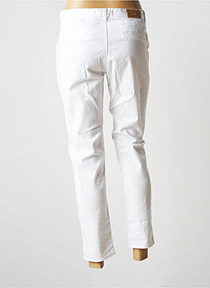 Pantalon chino talie joasă talie joasă alb EMMA & ROCK femeie