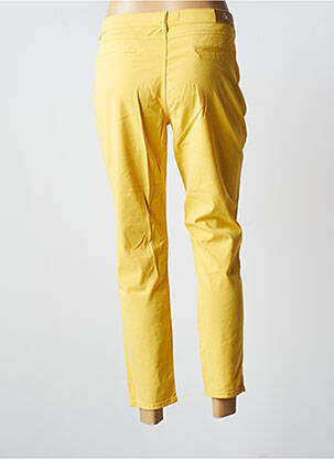 Pantalon 7/8 elasticitate talie joasă galben EMMA & ROCK femeie