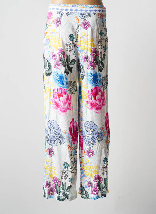 Pantalon larg alb PAUL BRIAL femeie