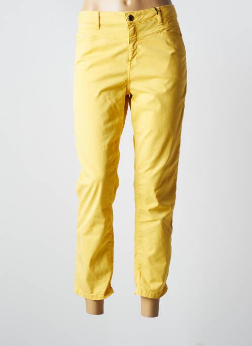 Pantalon slim galben EMMA & ROCK femeie