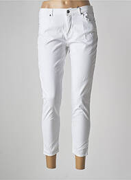 Pantalon chino talie joasă talie joasă alb EMMA & ROCK femme