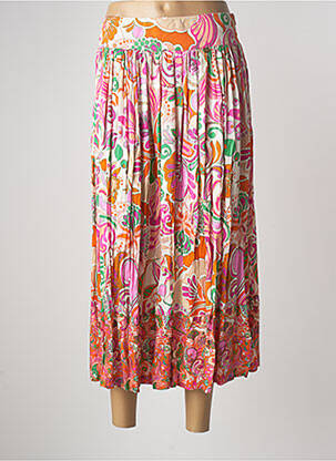 Fustă lungă portocaliu PAUL BRIAL femeie