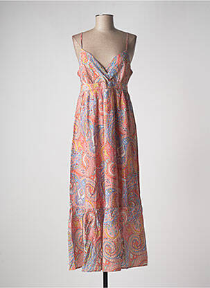 Rochie lungă portocaliu MOLLY BRACKEN femeie