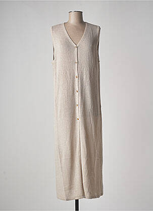 Vestă fără mâneci bej LOSAN femeie