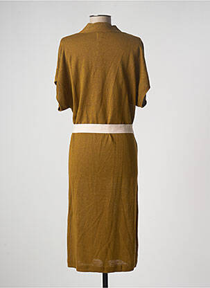 Rochie midi mâneci scurte mâneci scurte verde DES PETITS HAUTS femeie