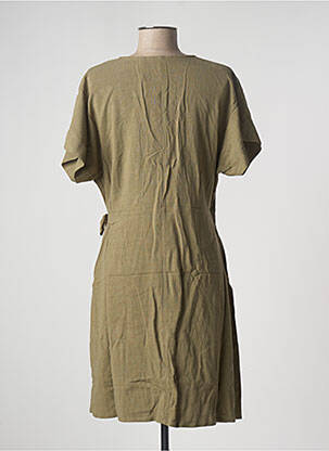 Rochie midi mâneci scurte mâneci scurte verde B.YOUNG femeie