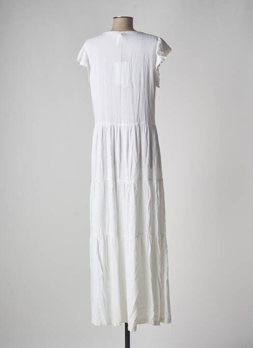 Rochie lungă alb LA FABBRICA DEL LINO femeie