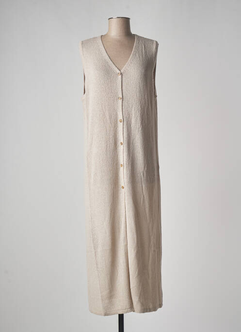 Vestă fără mâneci bej LOSAN femeie