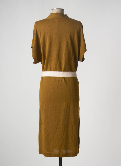 Rochie midi verde DES PETITS HAUTS femeie