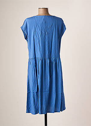 Rochie scurtă mâneci scurte mâneci scurte albastru LOSAN femeie