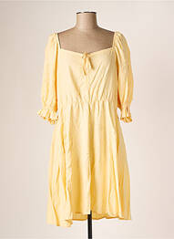 Rochie midi mâneci 3/4 mâneci 3/4 portocaliu B.YOUNG femme