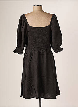 Rochie midi mâneci 3/4 mâneci 3/4 negru B.YOUNG femeie