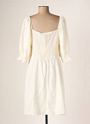 Rochie midi mâneci 3/4 mâneci 3/4 bej B.YOUNG femeie