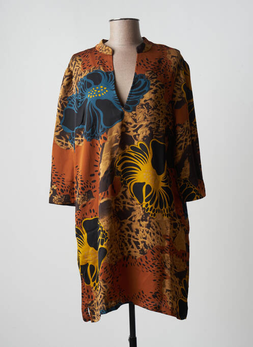 Rochie scurtă maro TRAFFIC PEOPLE femeie