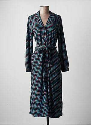 Rochie midi mâneci lungi mâneci lungi maro ZILCH femeie