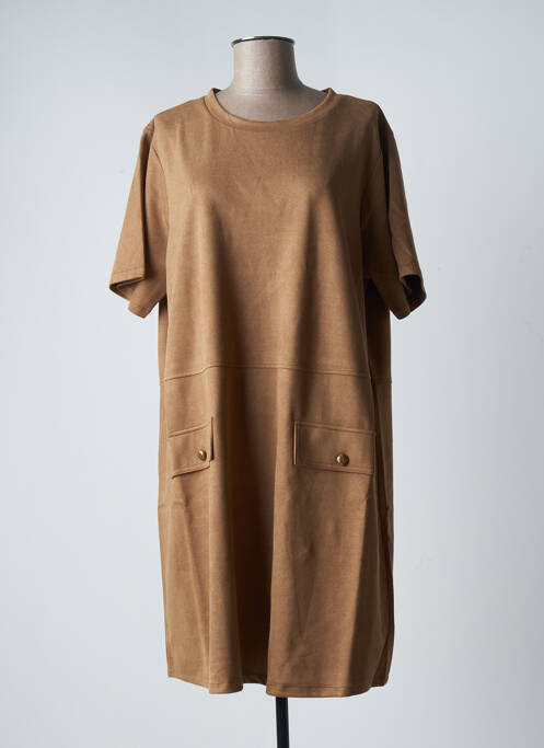 Rochie midi bej YESTA femeie