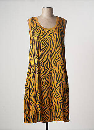 Rochie midi maro PAKO LITTO femeie