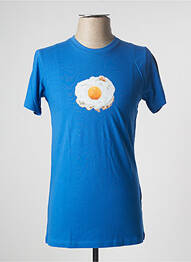 Tricou croială cambrată mâneci scurte albastru FRITO PROJECTS bărbat