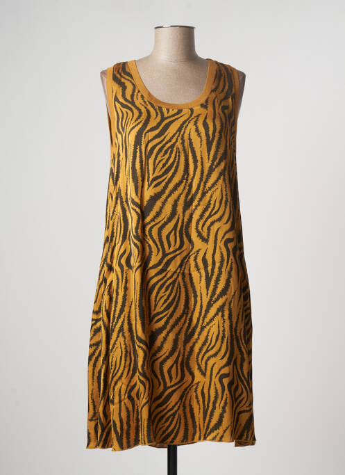 Rochie midi maro PAKO LITTO femeie