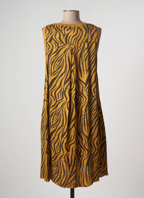 Rochie midi maro PAKO LITTO femeie