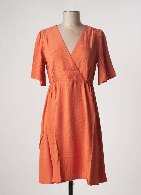 Rochie midi portocaliu LOLA ESPELETA femeie