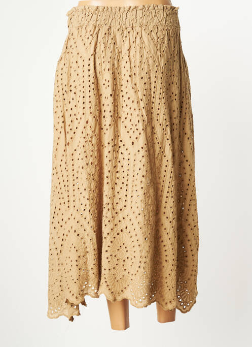 Fustă lungă bej ANNA LYON femeie