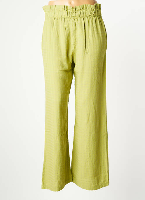 Pantalon drept verde STUDIO PARISIEN femeie