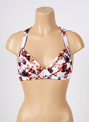 Sutien de costum de baie elasticitate top sutien modelat maro LIDEA femeie