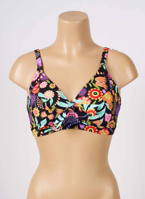 Sutien de costum de baie negru ANTIGEL femeie