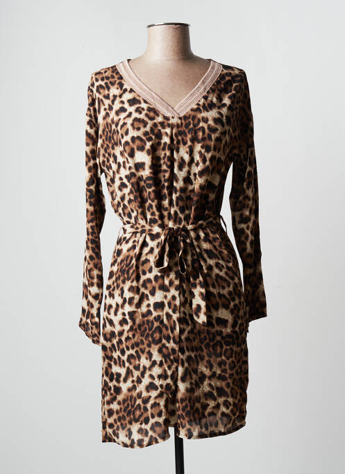 Rochie scurtă bej JS MILLENIUM femeie