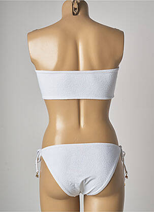 Costum de baie din două piese elasticitate top bentiță alb LOLITA ANGELS femeie