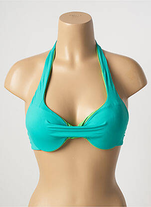 Sutien de costum de baie elasticitate top sutien modelat verde KIWI femeie