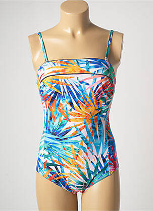 Costum de baie dintr-o singură piesă albastru MISS CARAÏBES femeie