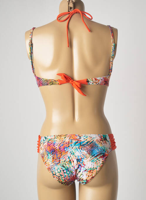 Costum de baie din două piese portocaliu MISS CARAÏBES femeie