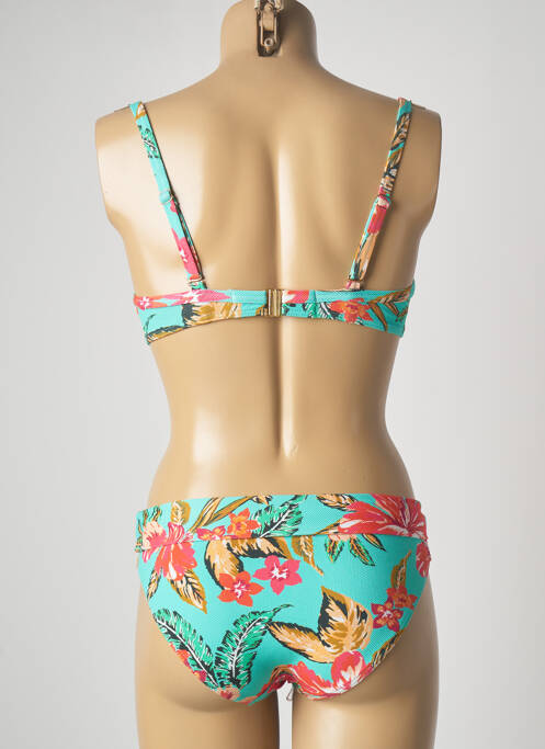 Costum de baie din două piese elasticitate top sutien modelat albastru LOLITA ANGELS femme