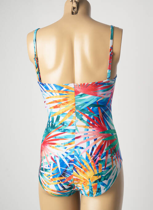 Costum de baie dintr-o singură piesă albastru MISS CARAÏBES femeie