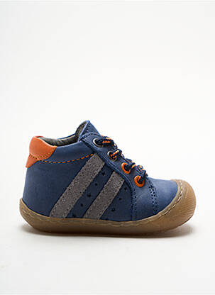 Adidași țesătură satinată vârf rotund albastru BELLAMY băiat