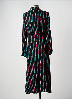 Rochie midi mâneci lungi mâneci lungi negru COMPAÑIA FANTASTICA femeie
