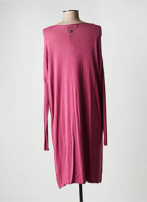Rochie pulover guler rotund mâneci lungi roz MES SOEURS ET MOI femeie