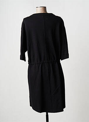 Rochie midi mâneci 3/4 mâneci 3/4 negru CISO femeie