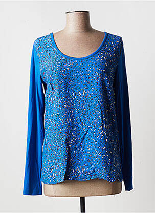 Top albastru SANDWICH femeie