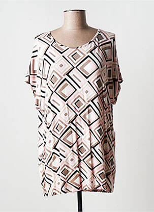 Tunică mâneci scurte roz JENSEN femeie