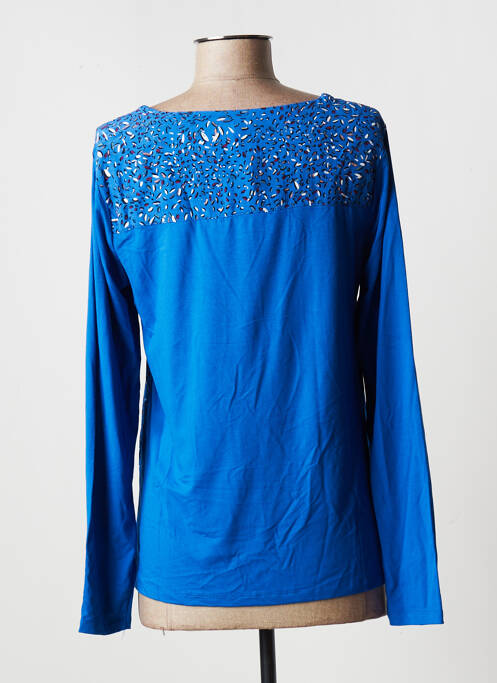 Top albastru SANDWICH femeie