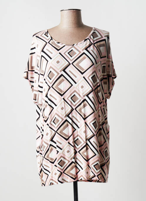 Tunică mâneci scurte roz JENSEN femeie