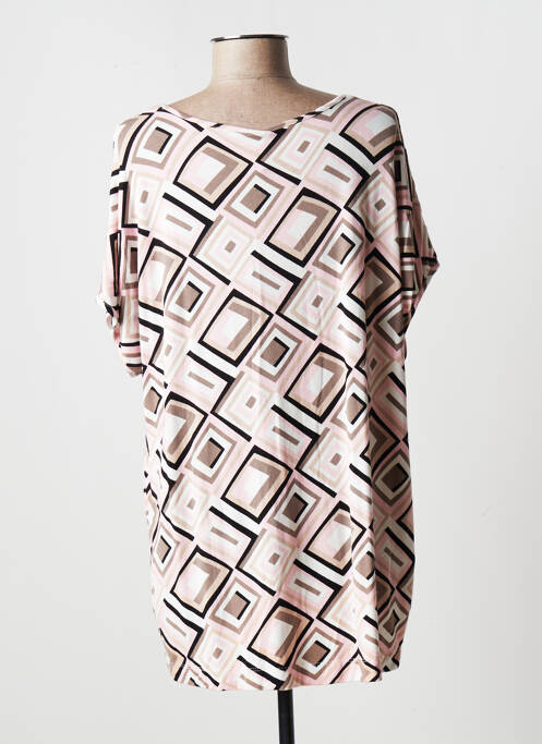 Tunică mâneci scurte roz JENSEN femeie