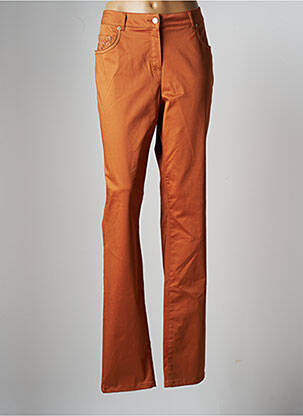 Pantalon slim portocaliu GREGORY PAT femeie