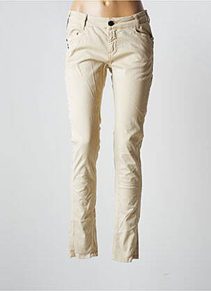 Pantalon slim bej ANNA SCOTT femeie