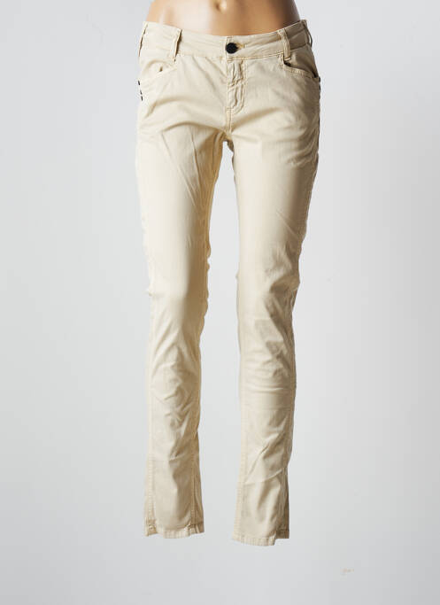 Pantalon slim bej ANNA SCOTT femeie