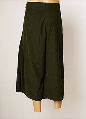 Pantalon trei sferturi elasticitate mărime normală verde MES SOEURS ET MOI femeie