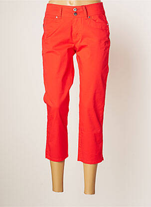 Pantalon trei sferturi roșu JENSEN femeie